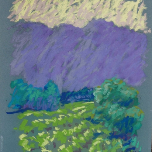 Pastel 65x50cm Sainte Victoire