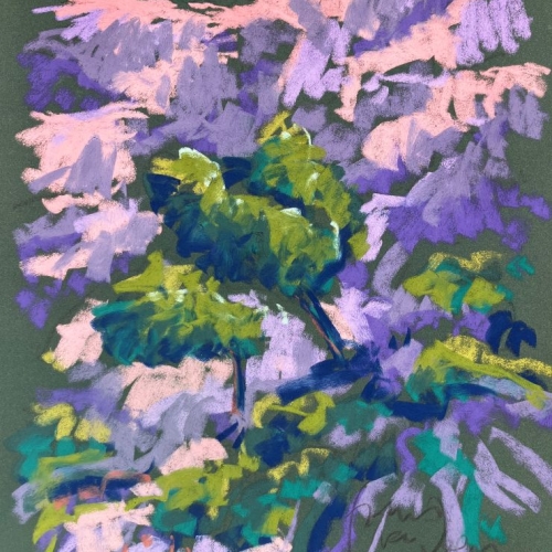 Pastel,  65x50cm, Sainte Victoire 